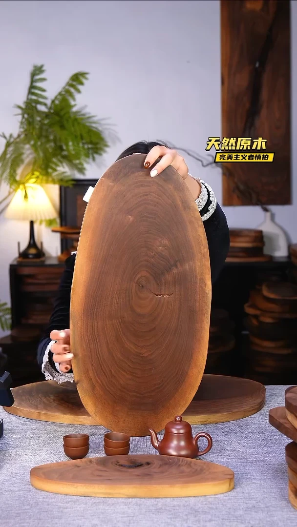 木北美黑胡桃原木.干裂疤结不属于商品质量问题完美主义者慎拍