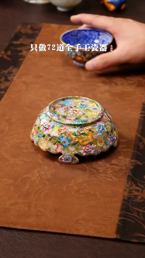 瓷片昢景德镇手工手绘陶瓷