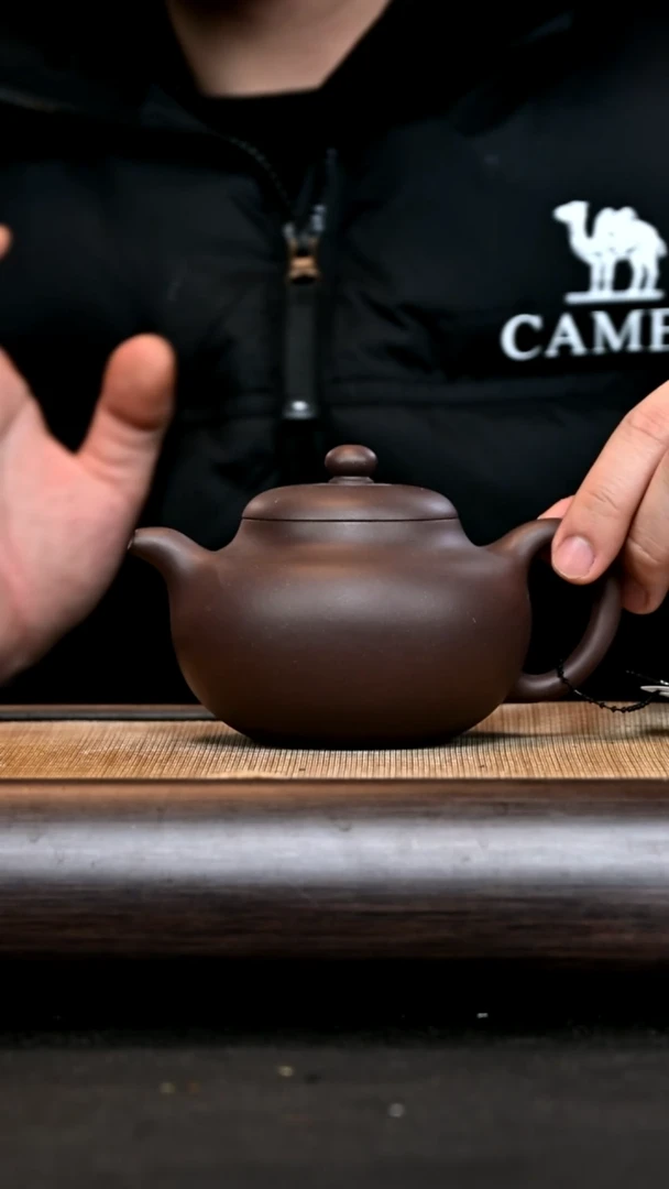【闪购商品】紫砂茶壶AH8126 潘井龙 柿圆全手 底槽清