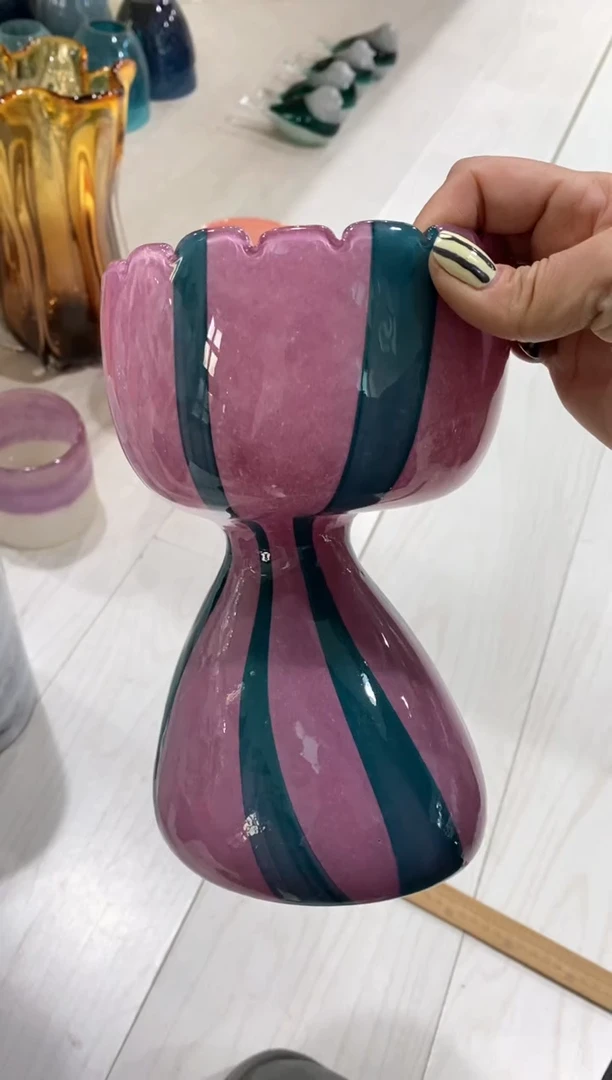 【闪购商品】琉璃慕忆家花瓶微瑕