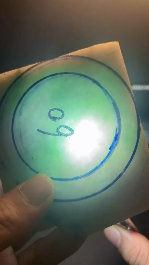 未镶嵌1定制翡翠云*鹤天然翡翠