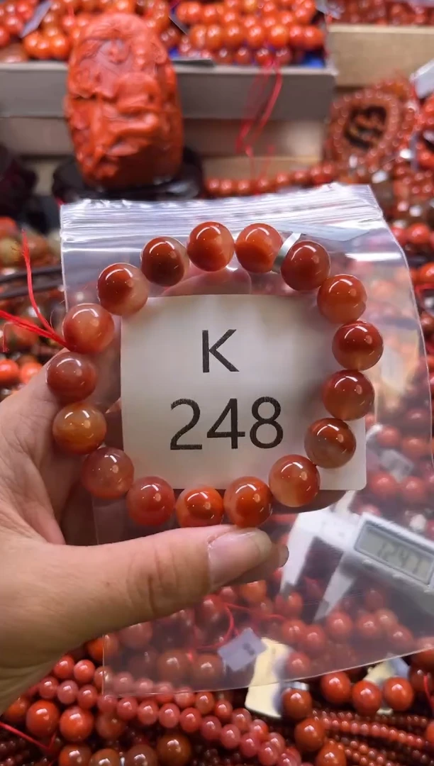 未镶嵌南红玛瑙珠宝奇石K248-12