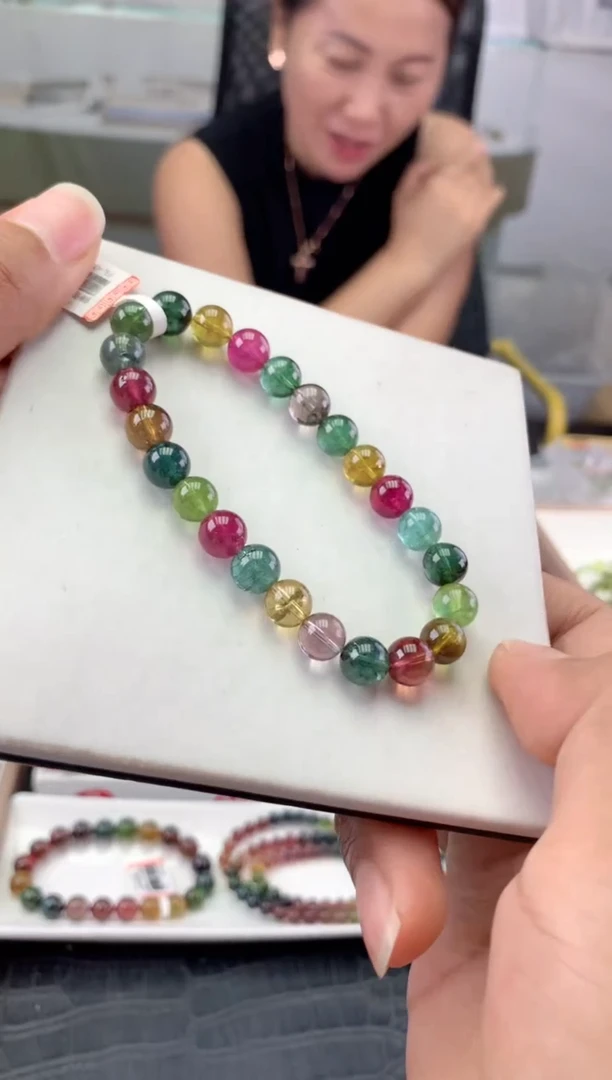 未镶嵌手串碧玺多样性发一条