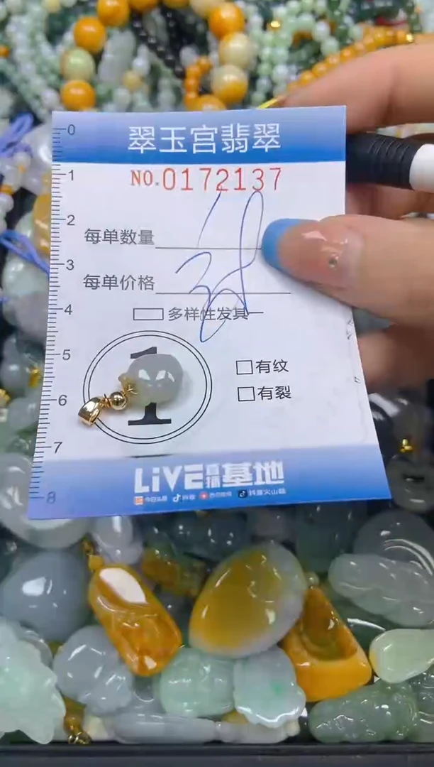 翡翠未镶嵌颈饰闪购0172137