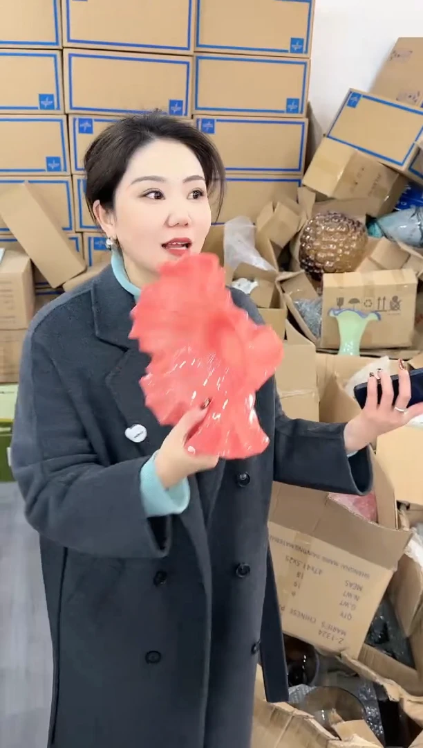 【闪购商品】琉璃椿野花器A早-8