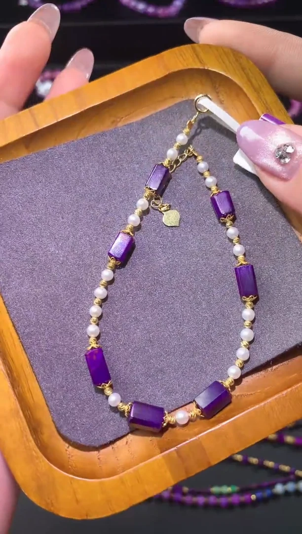 【闪购商品】苏纪石（舒俱来）.18K金镶嵌舒俱来手链