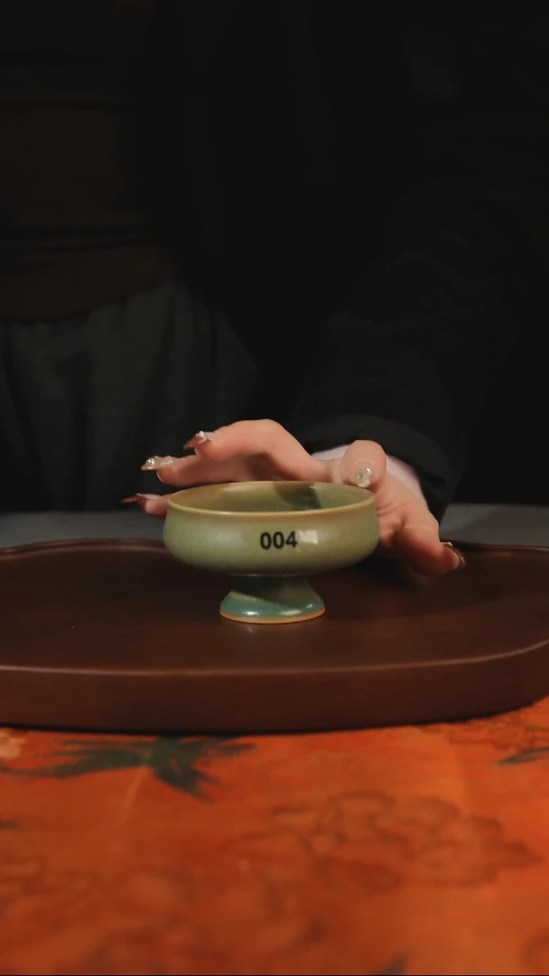 杯子004  柴烧 汝州原产地原矿仿古老釉