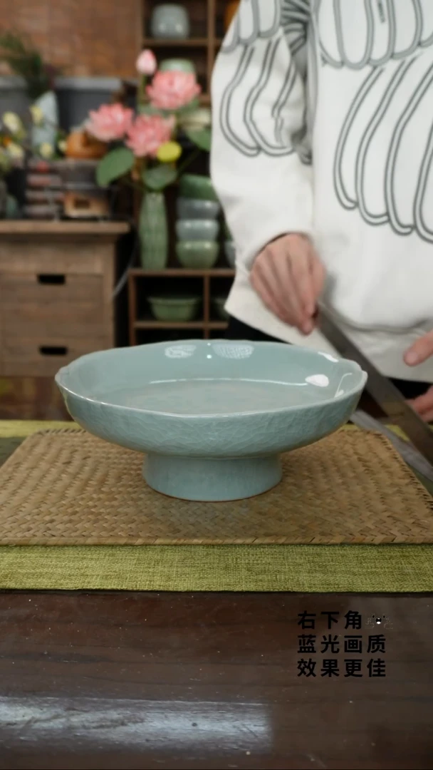 陶瓷古法果盘B-23.5次品