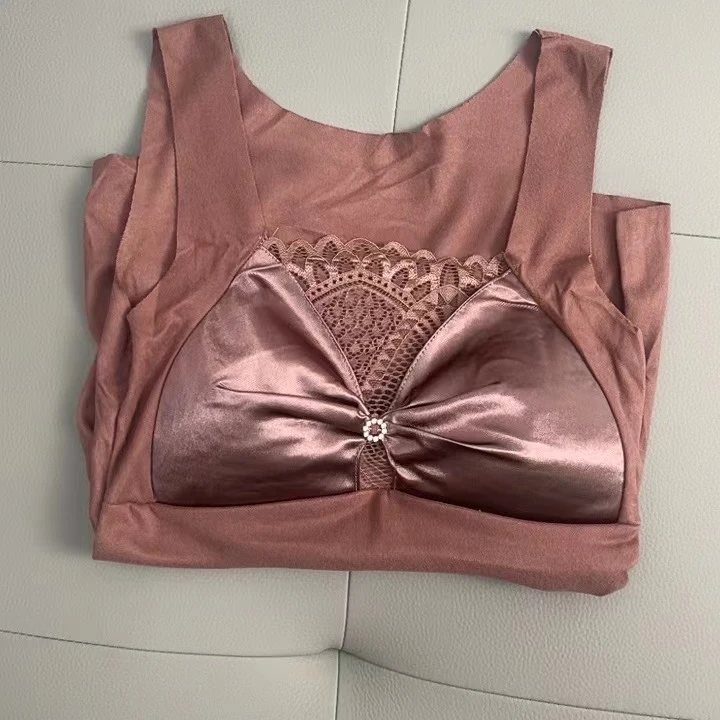 无痕内衣女小胸聚拢薄款收副乳运动一体美背心式文胸罩防下垂固定