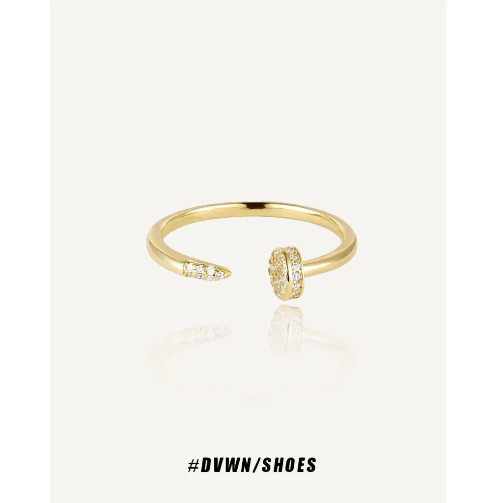 925银戒指 【钉子系列】S925纯银钉子戒指