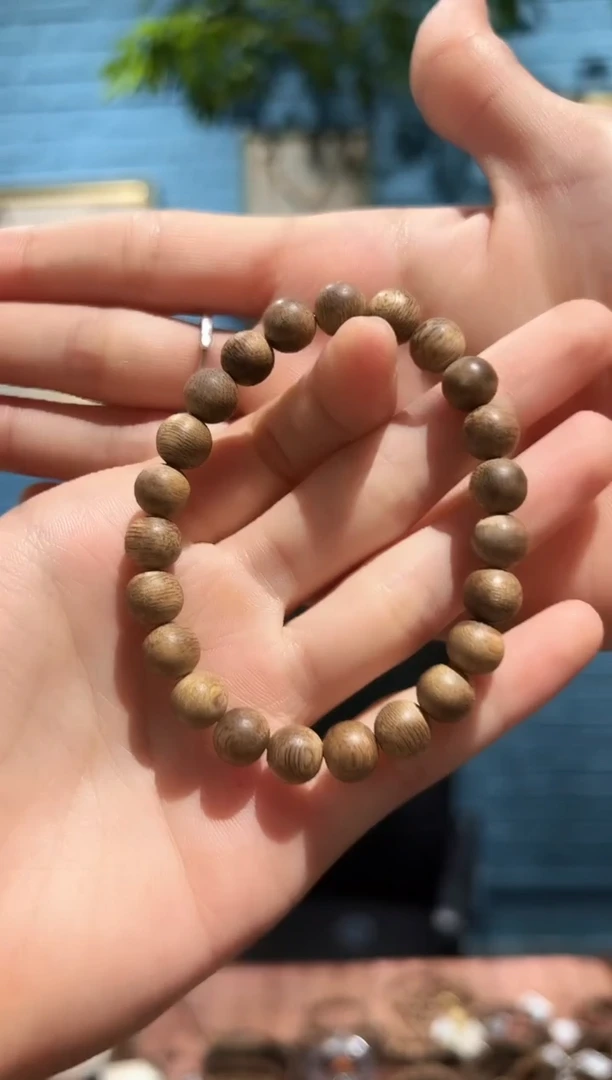 手串沉香国香棋楠8mm圆珠单圈