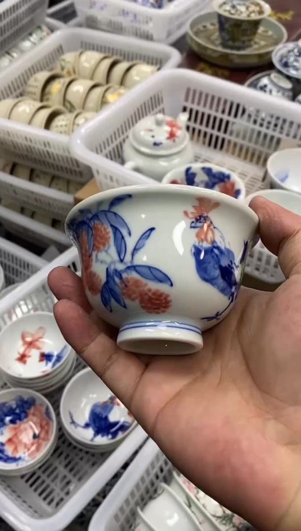 陶瓷景德陶瓷茶具容量约100