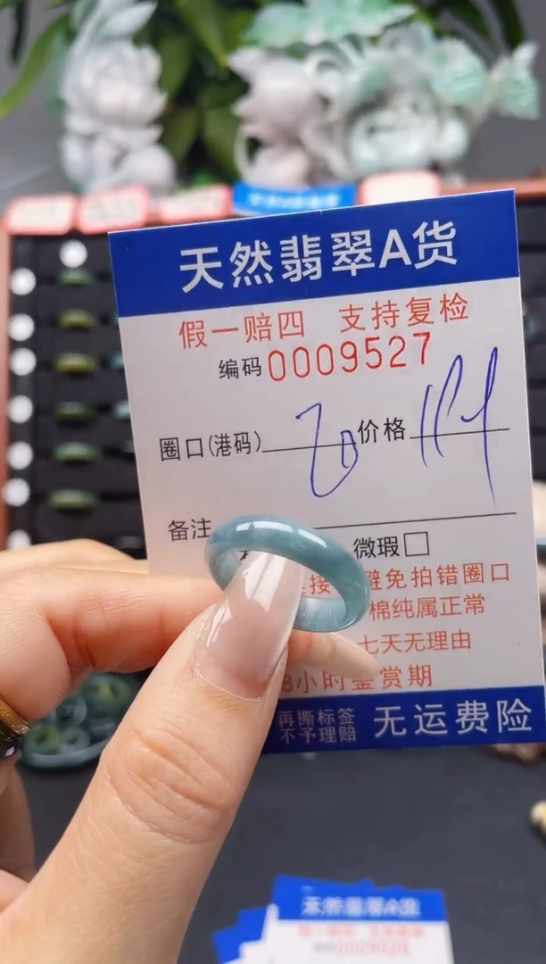 翡翠戒指未镶嵌20*9527