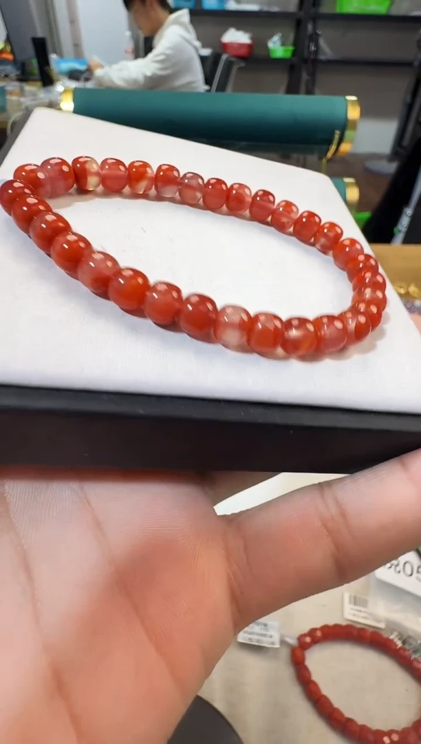 未镶嵌手链南红玛瑙晶0162 约6mm