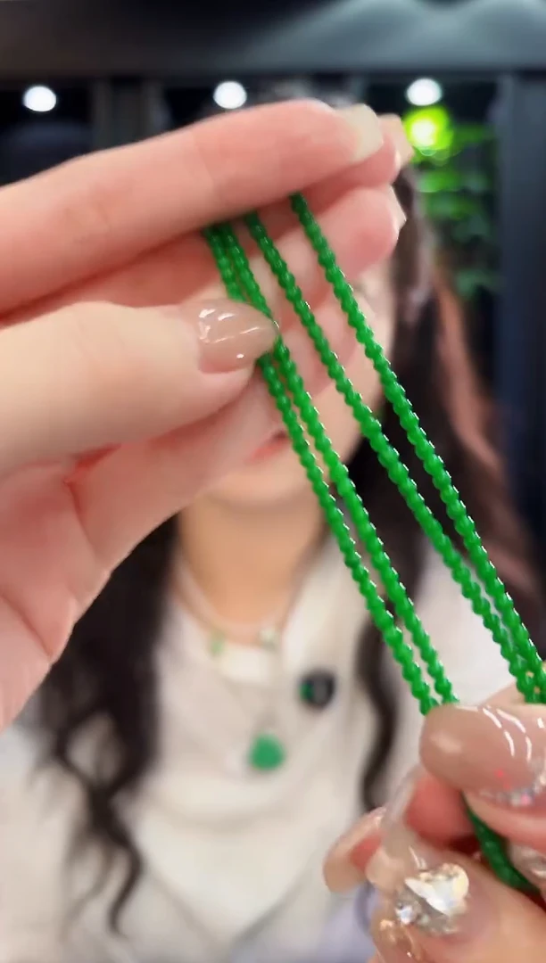 颈饰未镶嵌翡翠 缅料A货/支持复检/一件