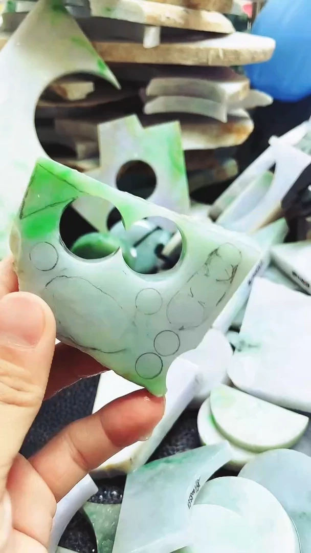 裸石翡翠天然货翡翠板料