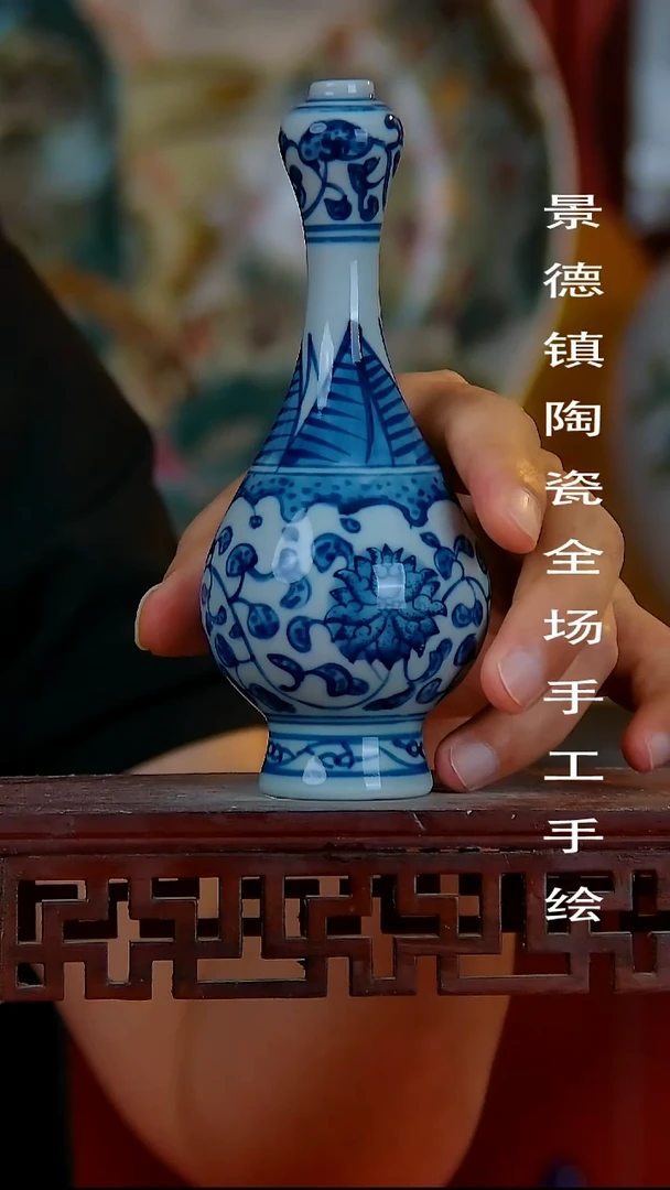 摆件景德镇陶瓷 全场手工手绘