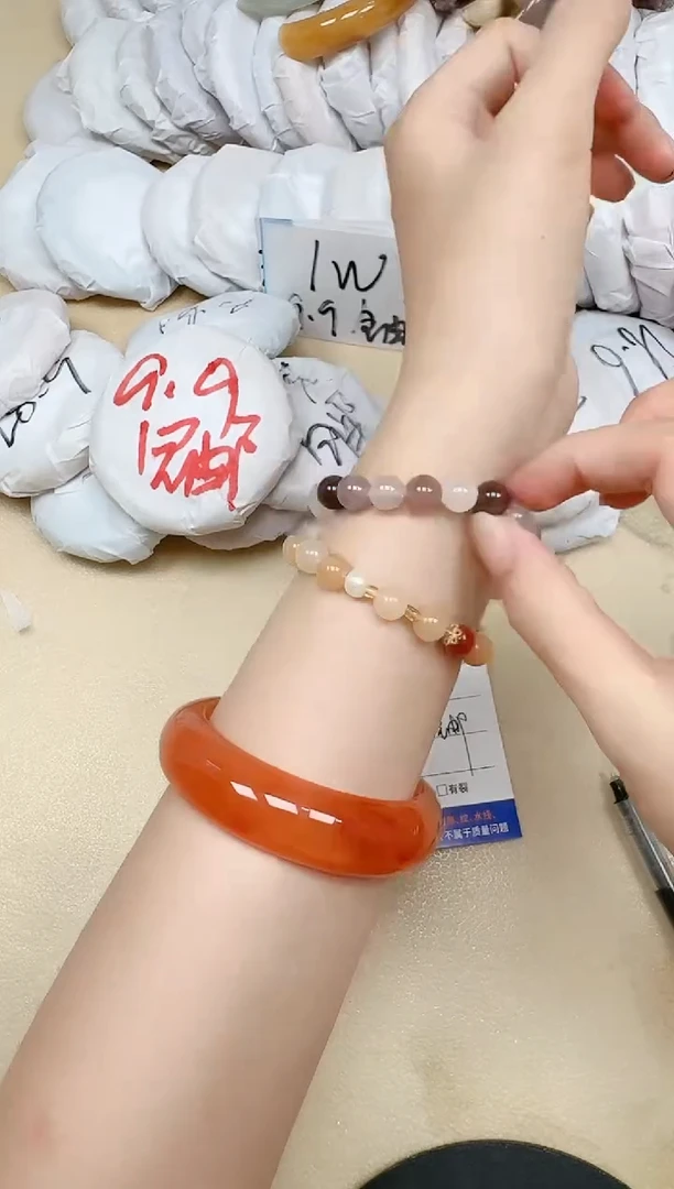 石英质玉手镯未镶嵌87/紫罗兰手串