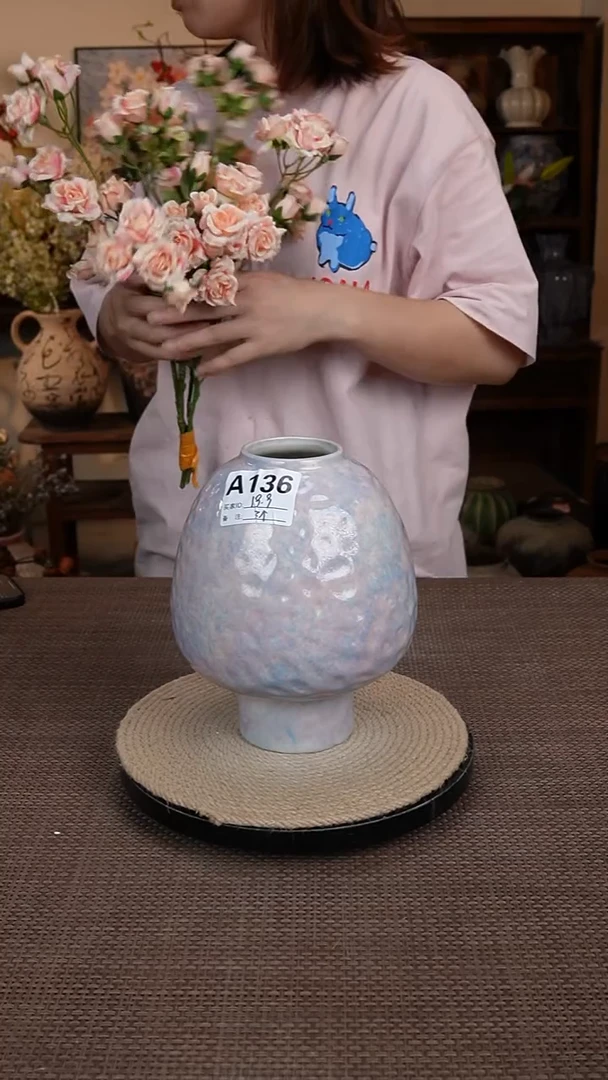 摆件136景德镇陶瓷花瓶