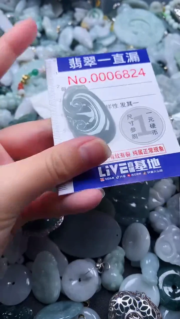 【闪购商品】翡翠吊坠(不含链)未镶嵌6824
