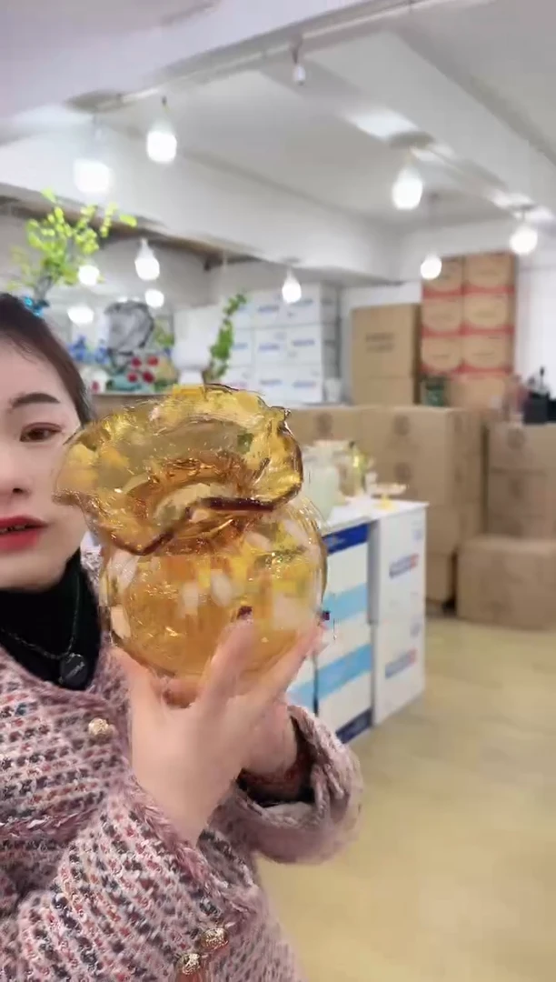 【闪购商品】无铅玻璃迪之喜花瓶花器-29早