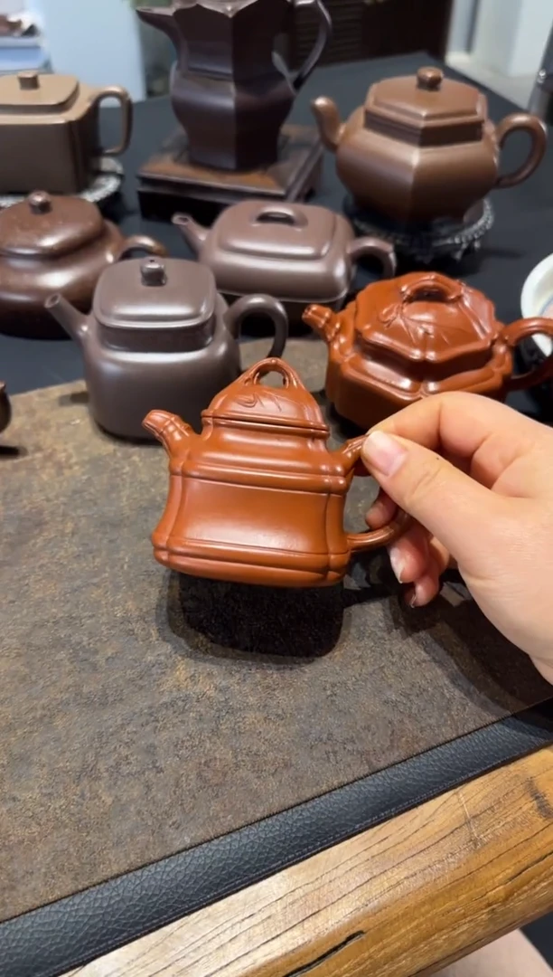 【闪购商品】紫砂茶壶四方竹鼎