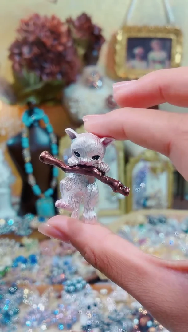 合成立方氧化锆铜合金猫咪