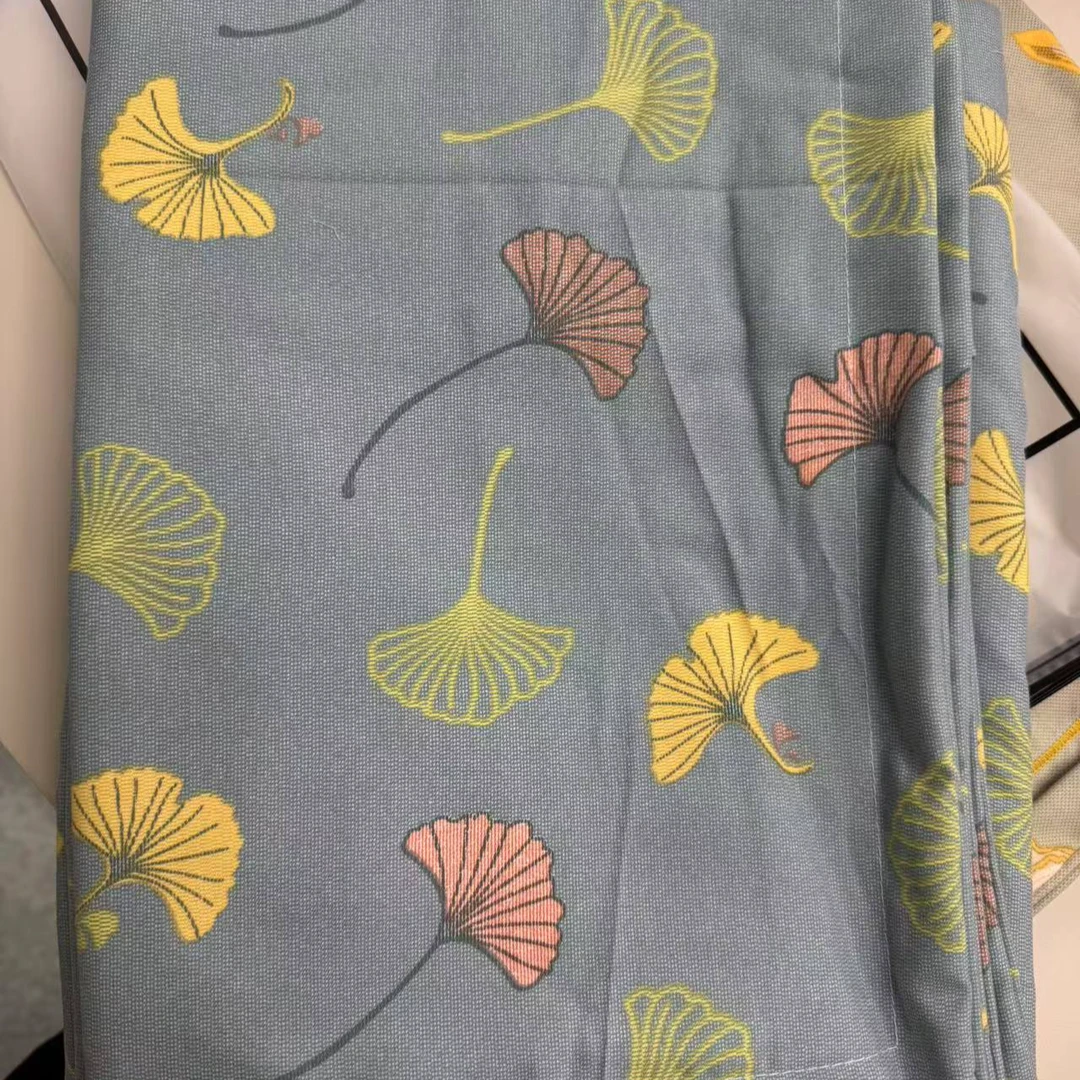 （枕套）双层纱四叶草枕套一对74*48