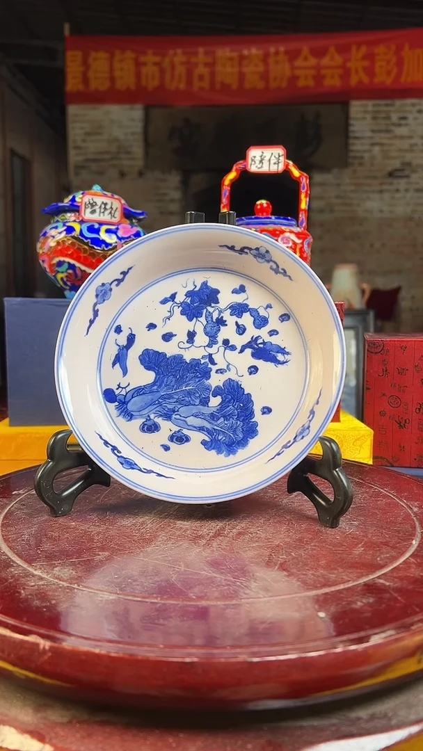 摆件陶景德镇陶瓷瓷器33