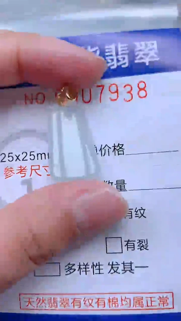 翡翠未镶嵌吊坠(不含链)1
