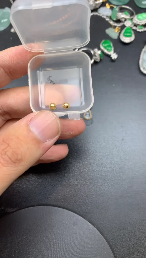 颈饰未镶嵌翡翠瑶****呀单珠4mm