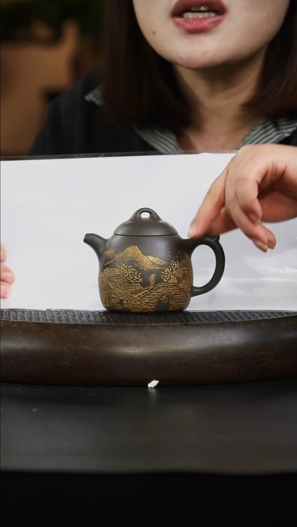 茶壶紫砂天青 秦权