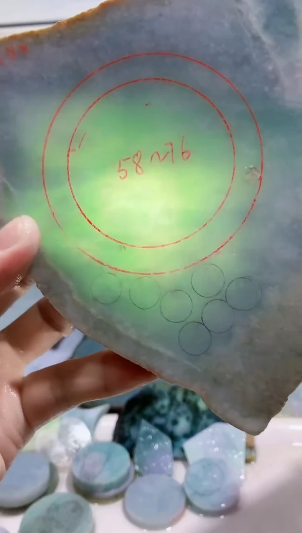 裸石翡翠0蒙0翡翠珠宝556