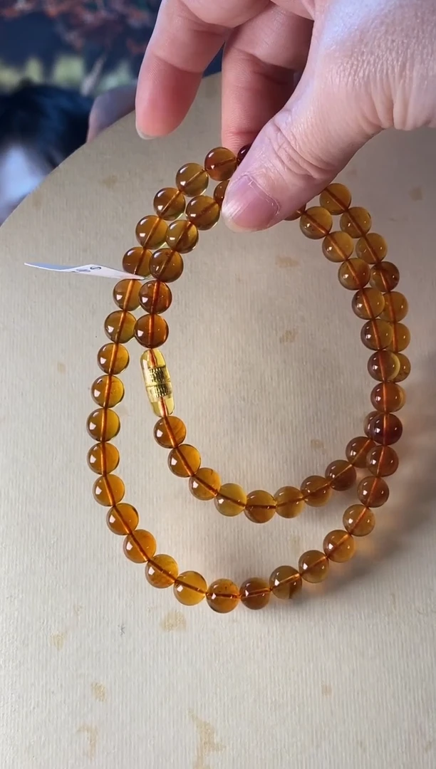 【闪购商品】琥珀颈饰未镶嵌灵草珀妈妈链8+00000