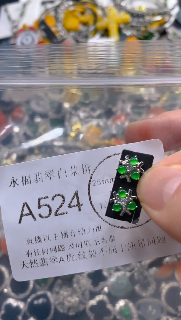 翡翠未镶嵌吊坠(不含链)524