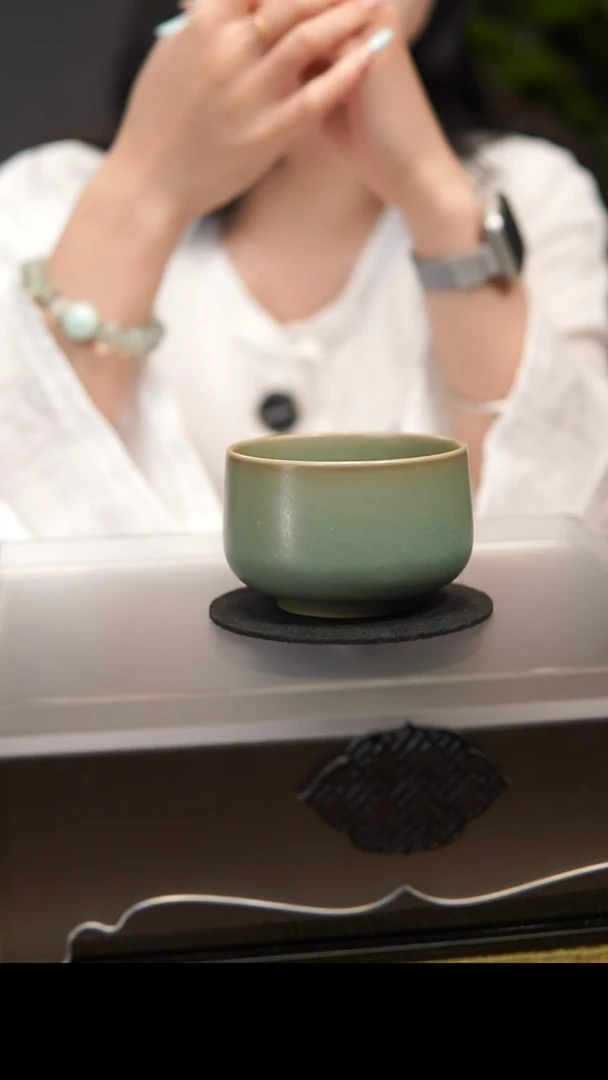 杯子禅定杯  汝州原产地  原矿老釉