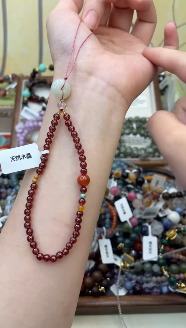 未镶嵌挂件石榴石108