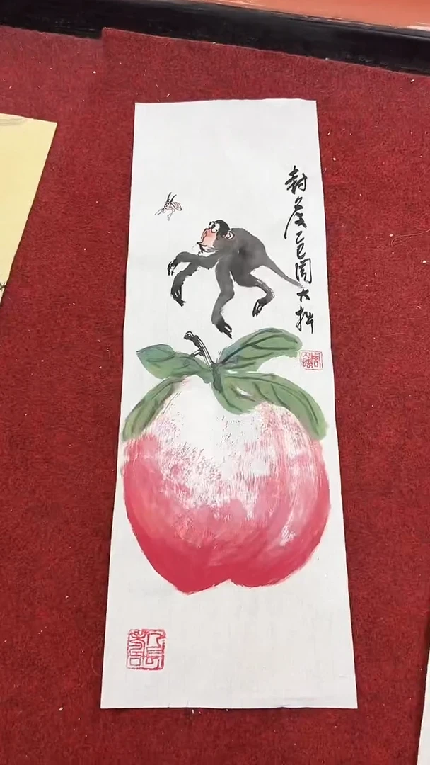 国画周大拙/国画/花鸟