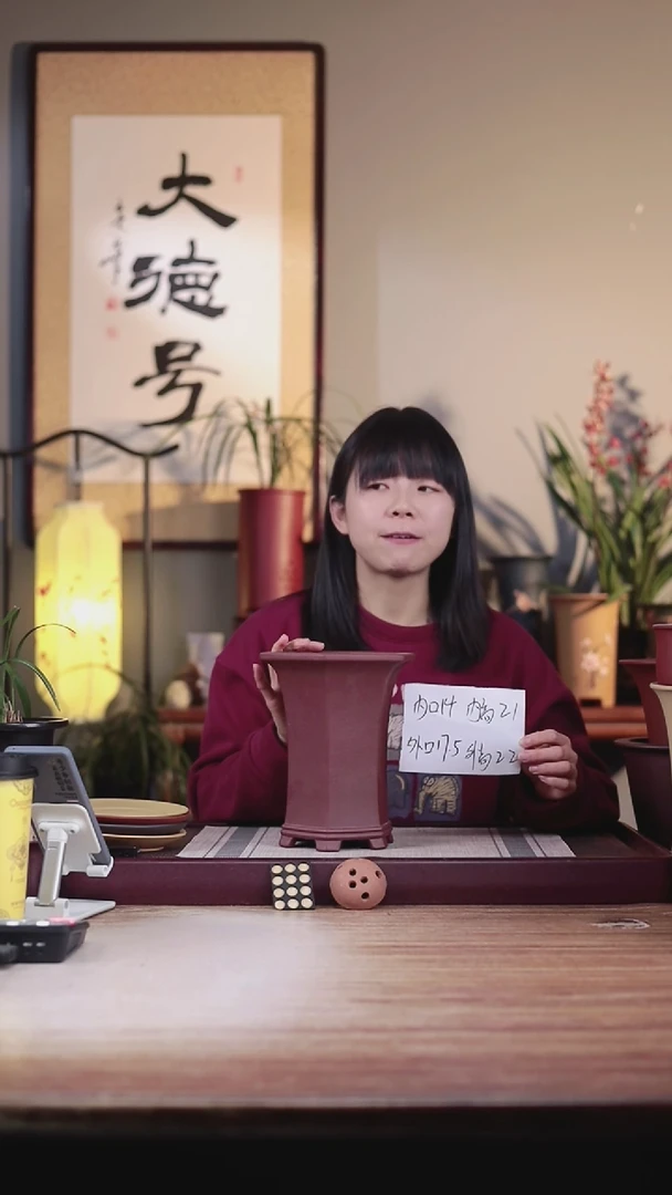【闪购商品】紫砂花盆素面六方一只无托