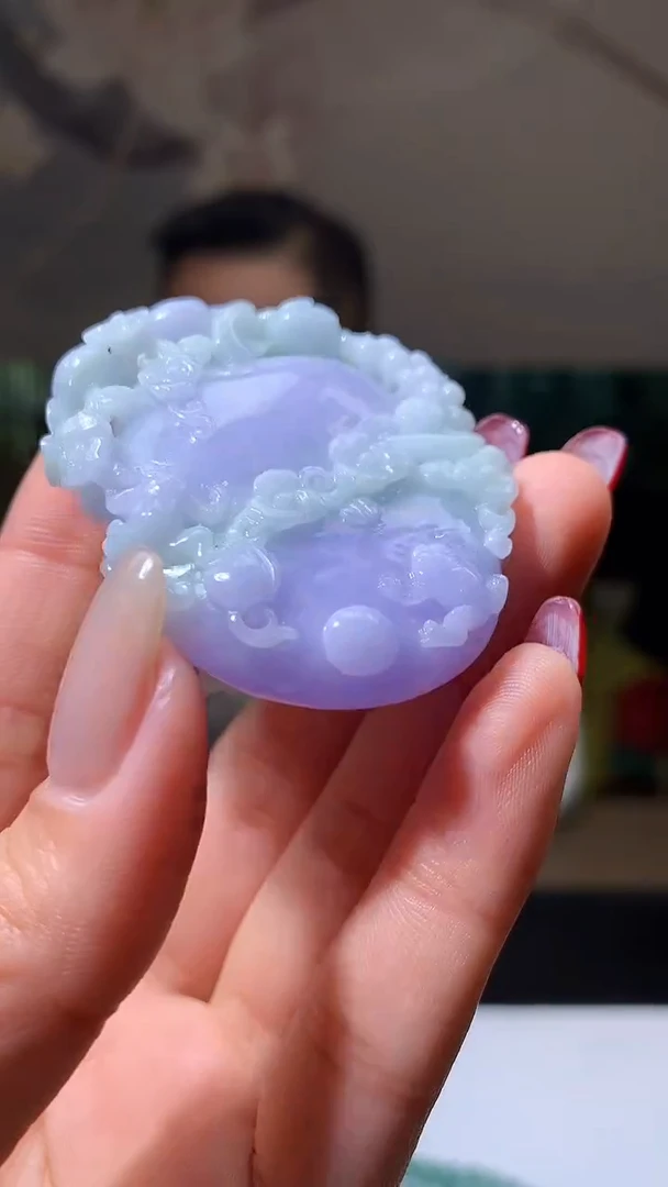 【闪购商品】定制翡翠未镶嵌1044hm-毛货挂件29