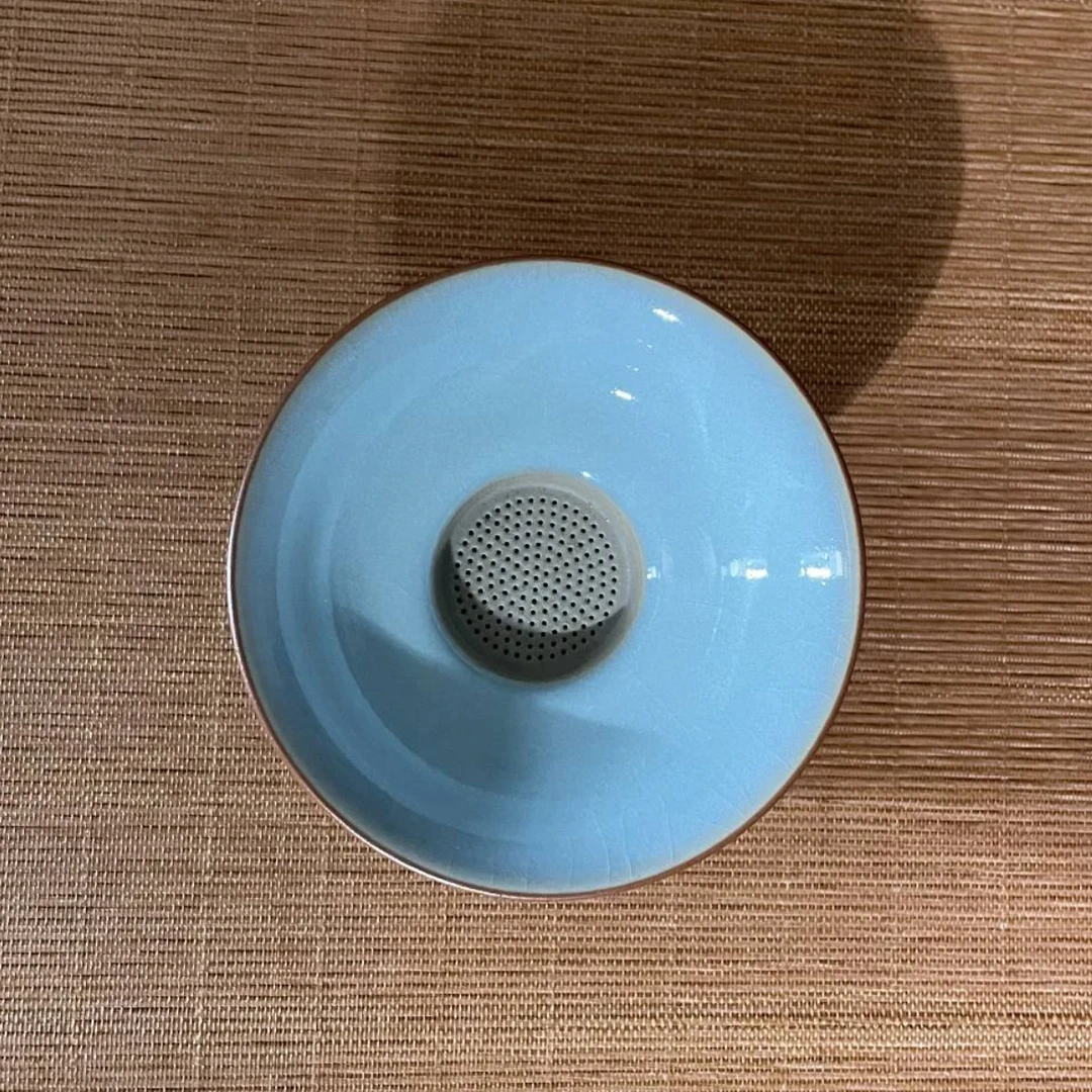 茶具 天青汝窑茶漏-4759