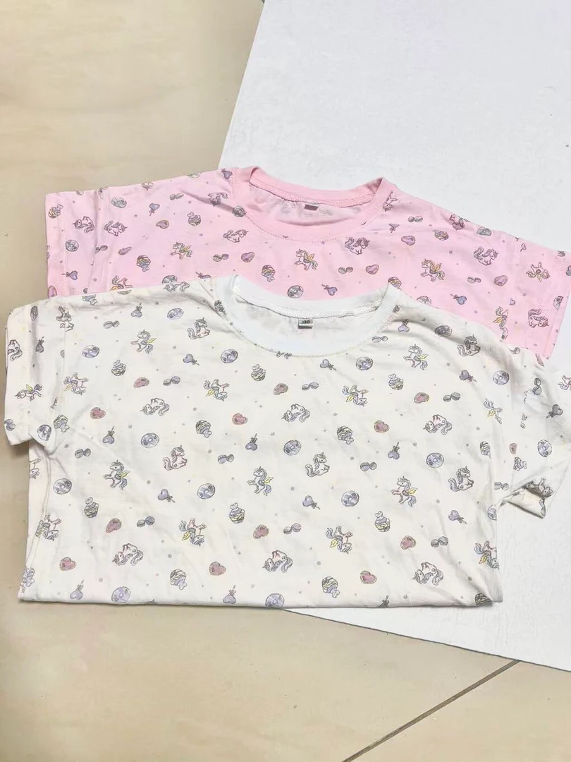 【下单需备注编码】圆领时尚童装T恤男童女童长袖打底衣服