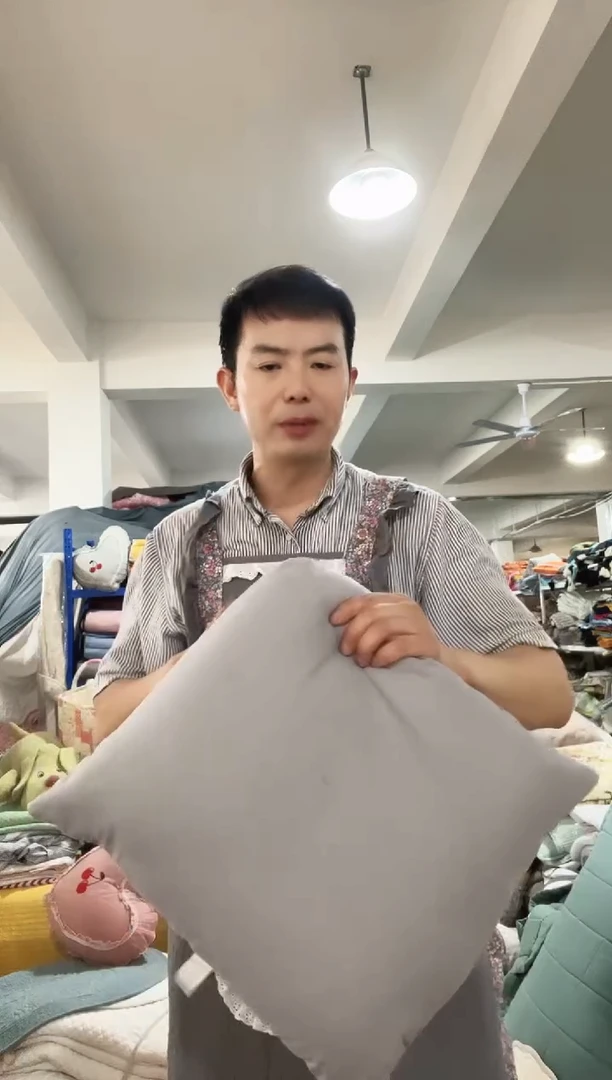 长绒棉A01 抱枕40*40发4个  微瑕