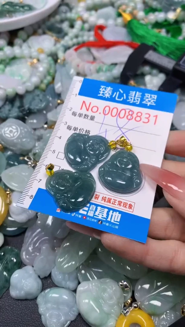 【闪购商品】翡翠颈饰未镶嵌含绳0008831