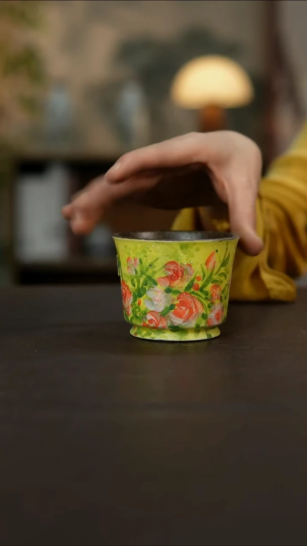 杯景德镇陶瓷杯碗柴烧多人