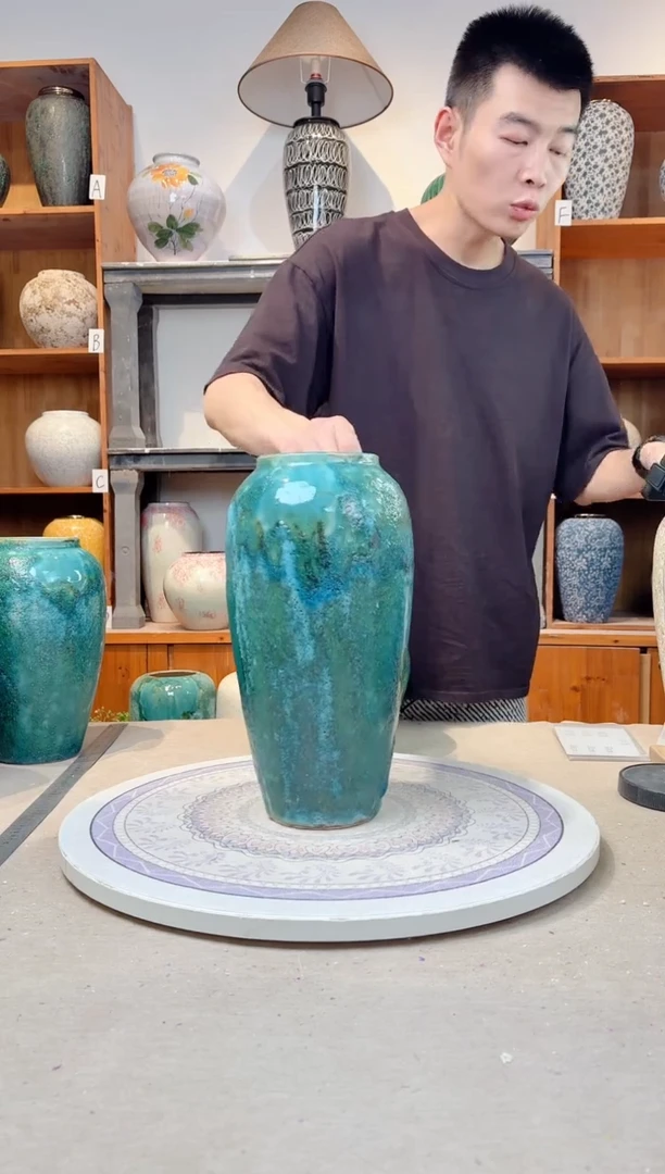 瓶陶瓷花瓶  草原映像 大号 正品