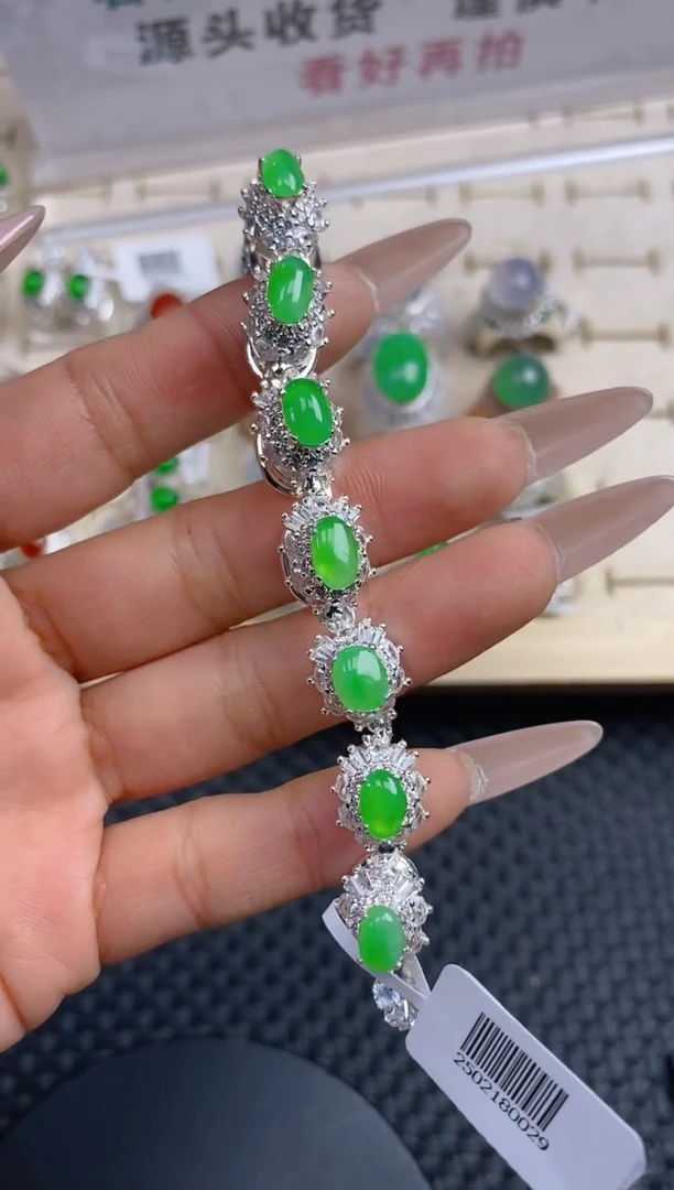 【闪购商品】定制翡翠未镶嵌天然翡翠蛋面75