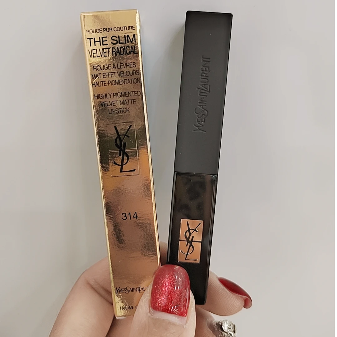 圣罗兰口红黑条314