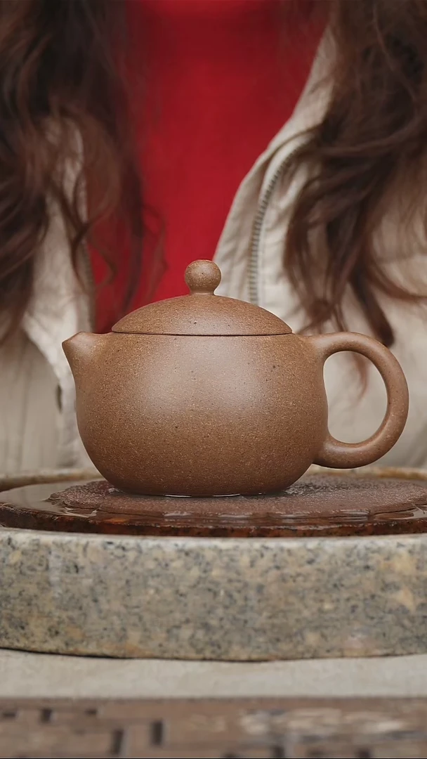 【闪购商品】紫砂茶壶宜兴原矿无添加明清老料西施240cc