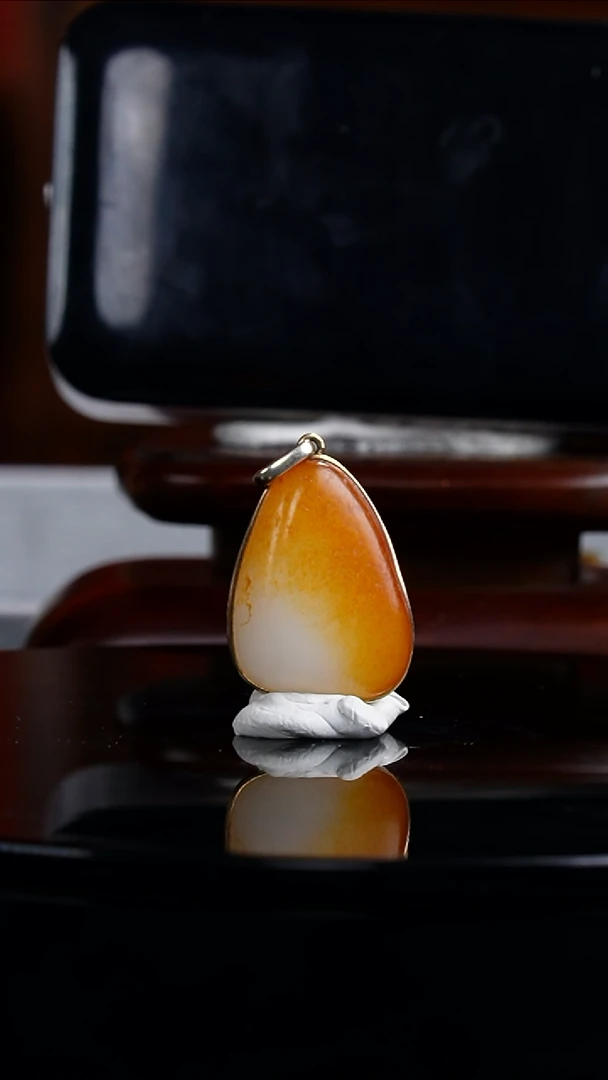 和田玉未镶嵌挂件1